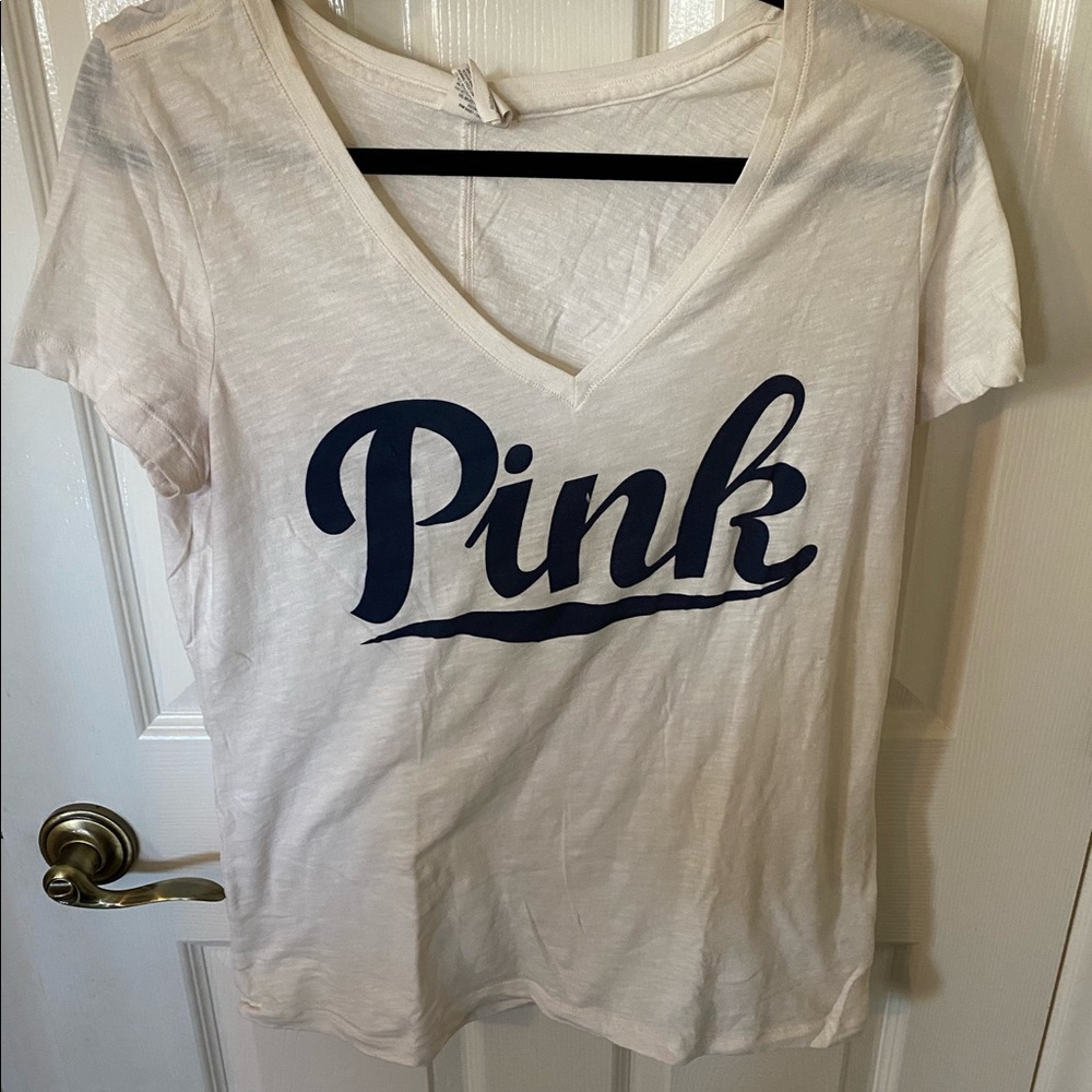 PINK Victoria’s Secret Baseball V-Neck | Size Med